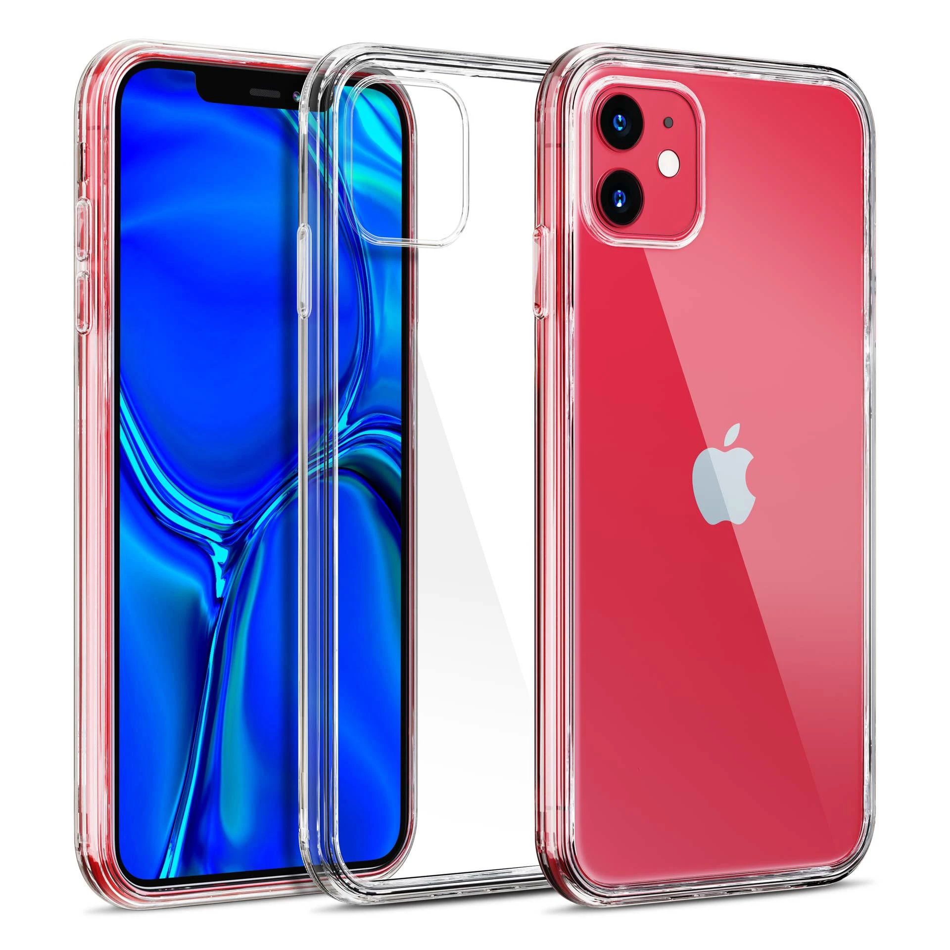 Dėklas 3MK skaidraus dėklo galinis dangtelis, Apple, iPhone XI, TPU, skaidrus