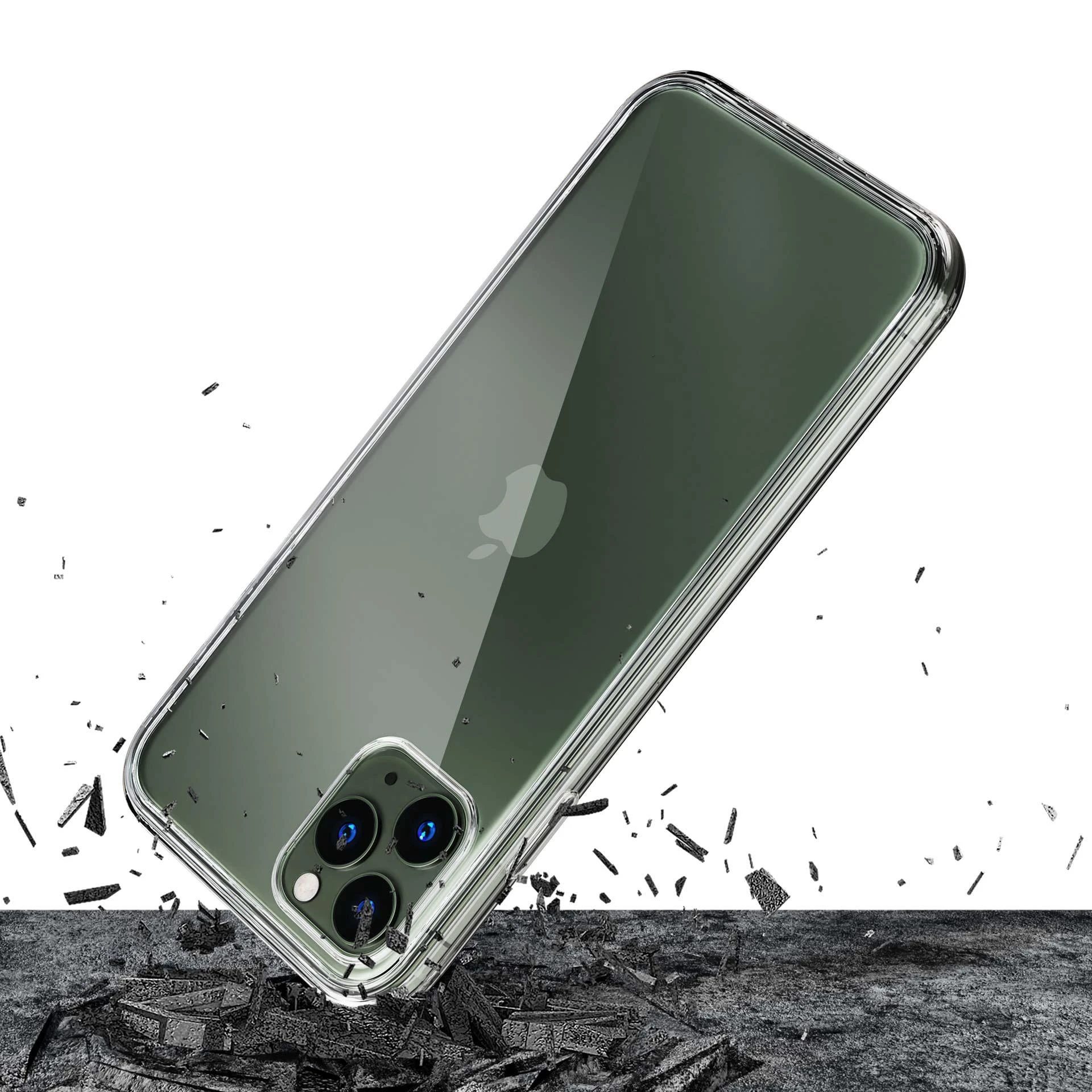 Dėklas 3MK skaidraus dėklo galinis dangtelis, Apple, iPhone XI Pro, TPU, skaidrus