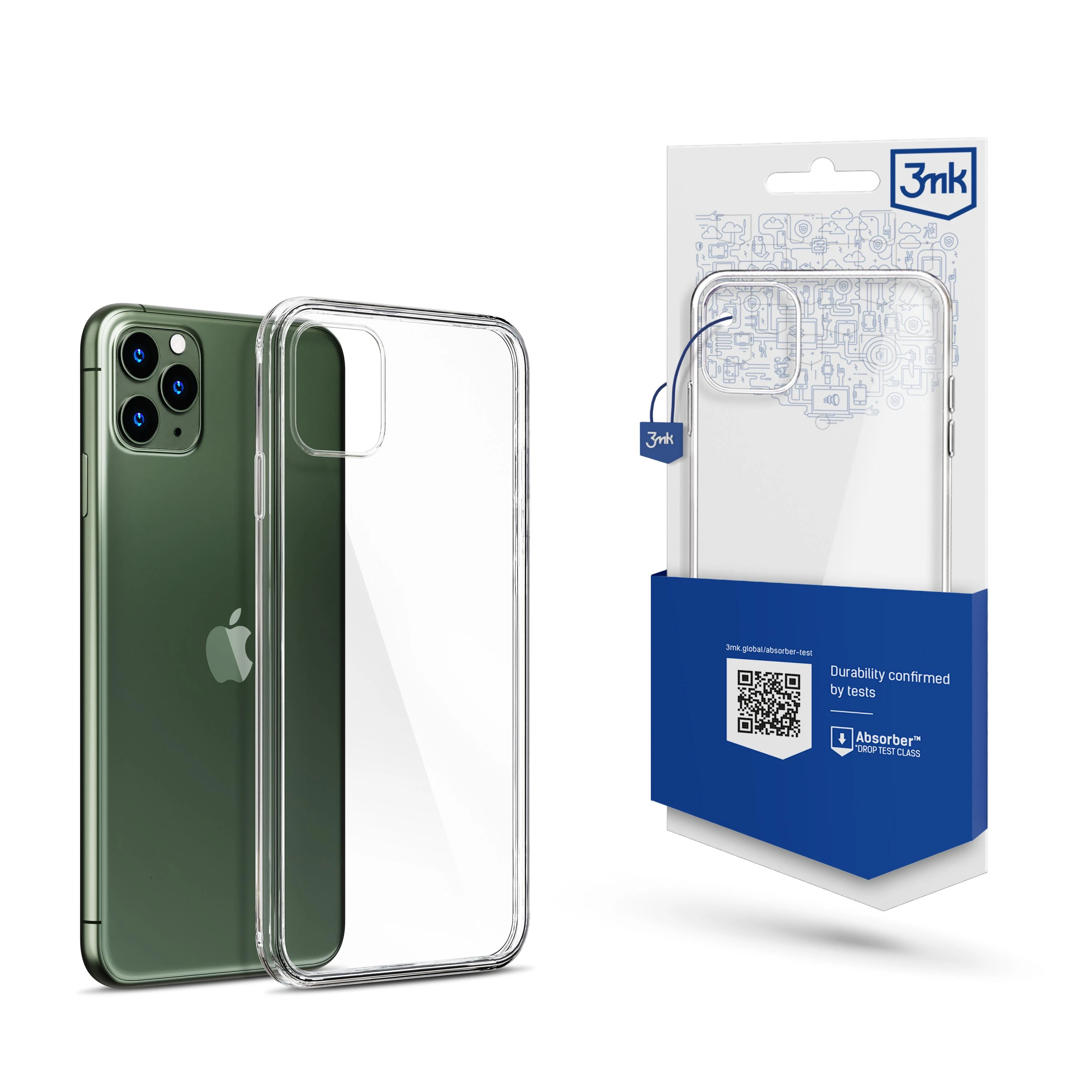 Dėklas 3MK skaidraus dėklo galinis dangtelis, Apple, iPhone XI Pro Max, TPU, skaidrus