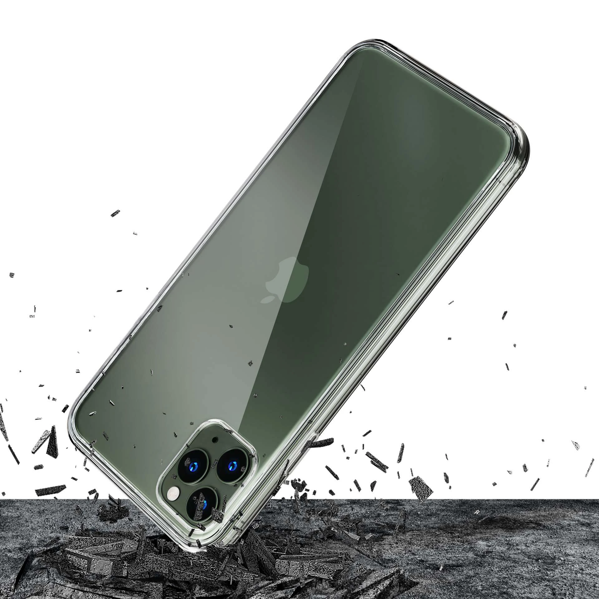 Dėklas 3MK skaidraus dėklo galinis dangtelis, Apple, iPhone XI Pro Max, TPU, skaidrus