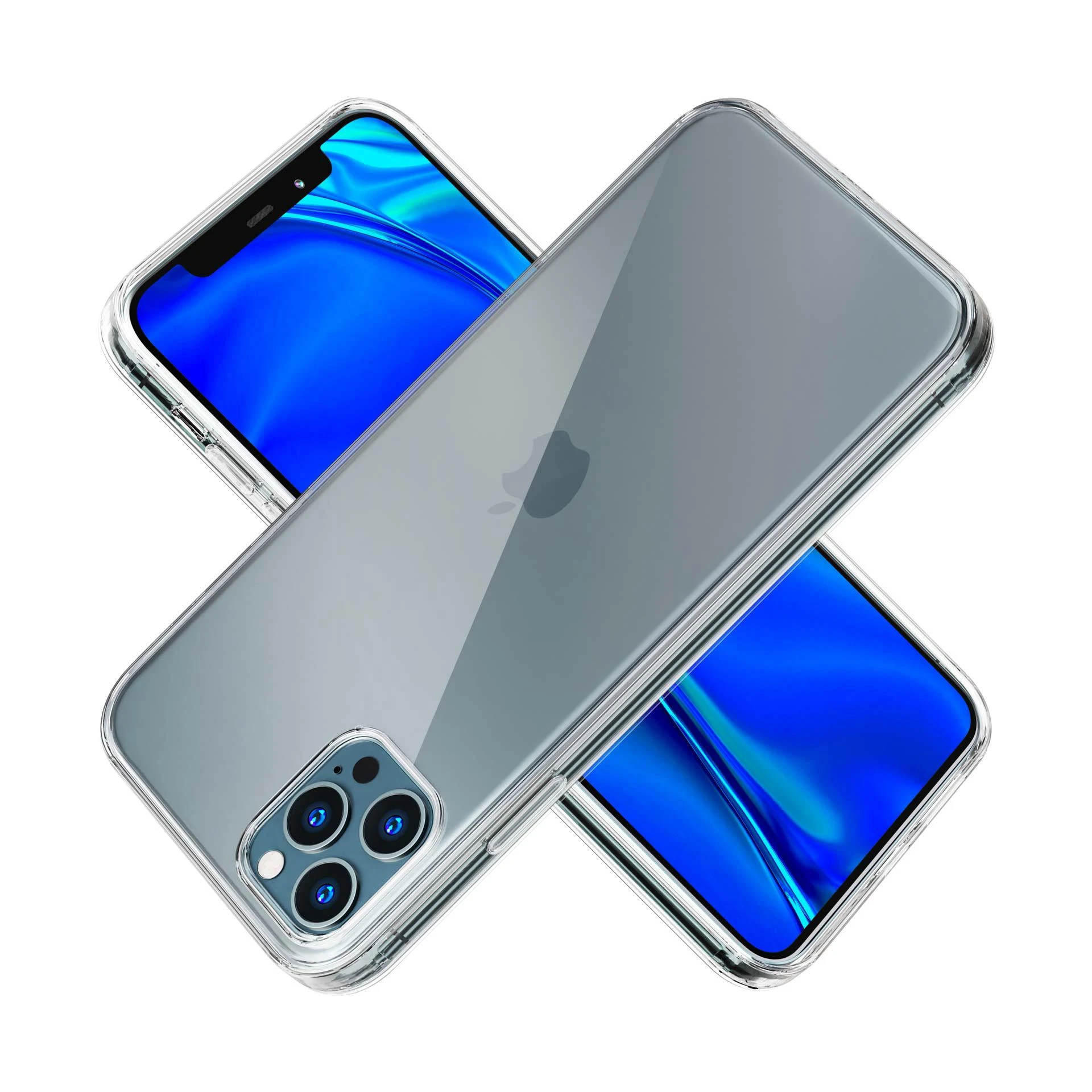 3MK iPhone 12/12 Pro, TPU, skaidrus, skaidrus telefono dėklas