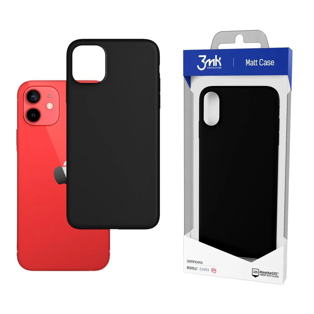 Dėklas 3mk Matt Case Apple iPhone 12 mini juodas