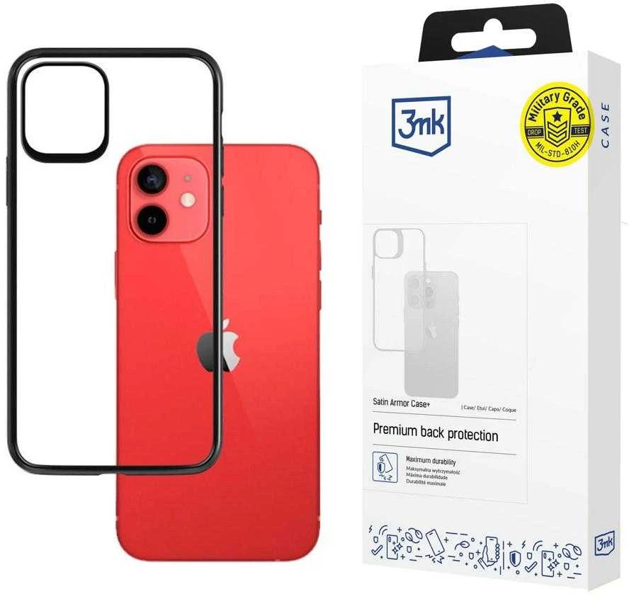 3MK SatinArmor dėklas skirtas iPhone 12 Mini Military Grade