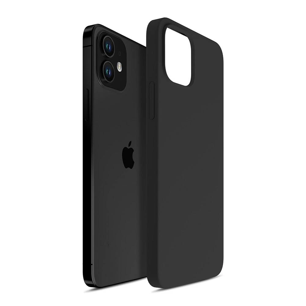 3mk silikoninis Apple iPhone 12 mini - dėklas telefonui juodos spalvos