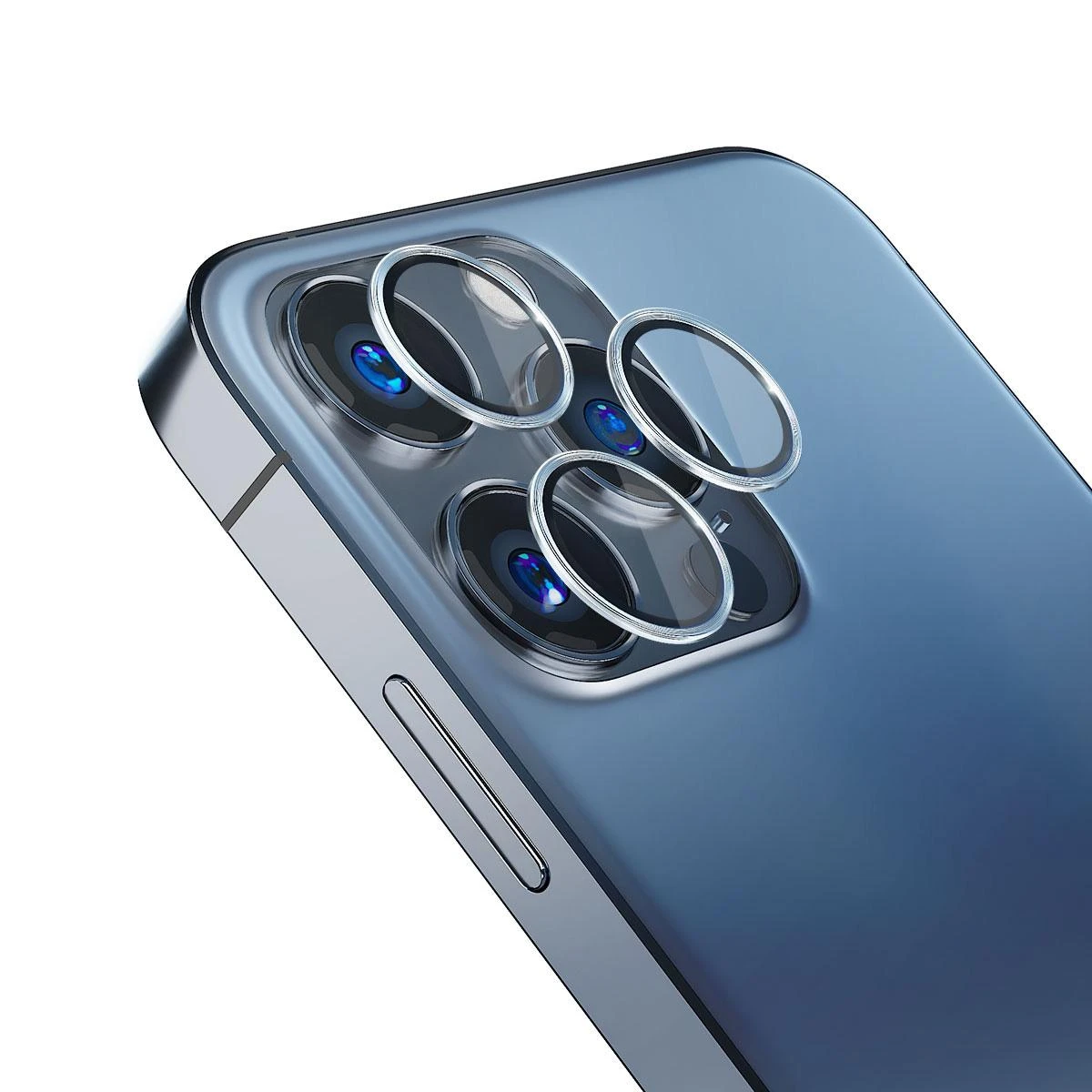 3MK Lens Protection Pro Apple iPhone 12 Pro fotoaparato objektyvo apsauga su tvirtinimo rėmeliu 1 vnt.