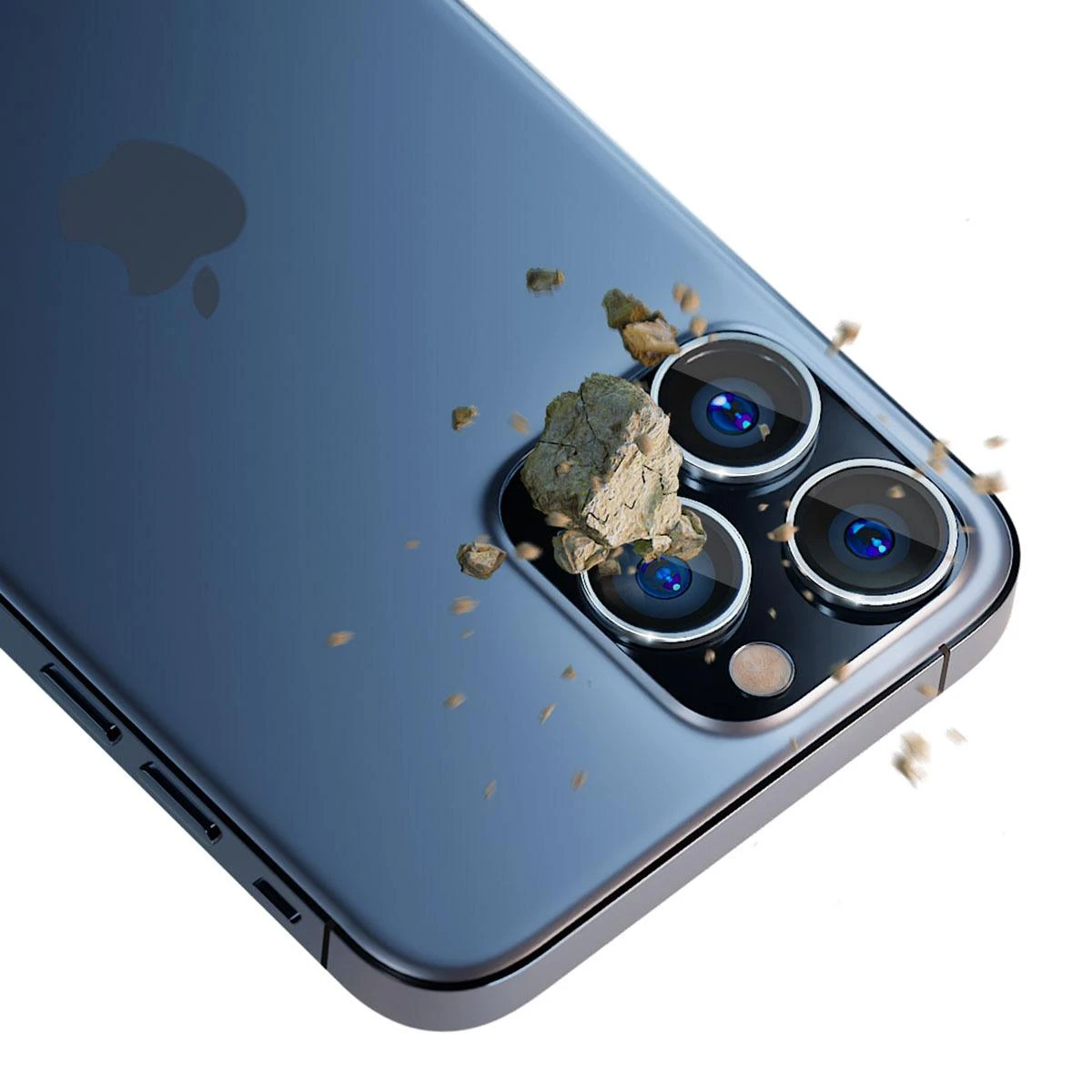 3MK Lens Protection Pro Apple iPhone 12 Pro Max fotoaparato objektyvo apsauga su tvirtinimo rėmeliu 1 vnt.