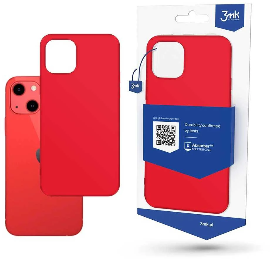 Dėklas Apple iPhone 13 - 3mk Matt Case braškinis