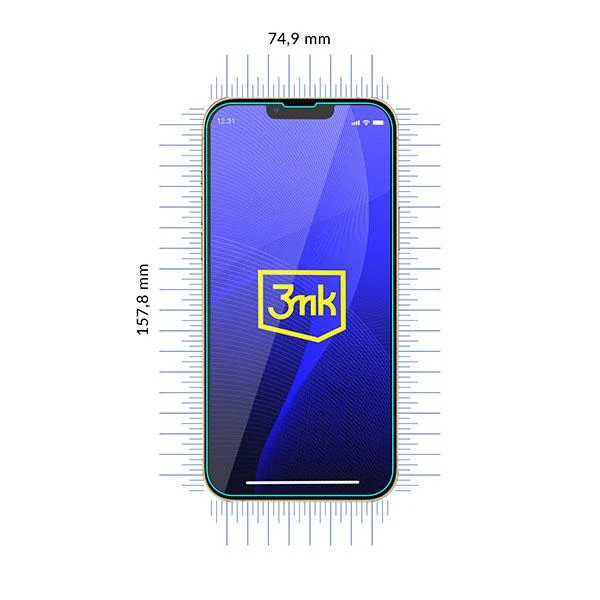 3MK FlexibleGlass skirtas Apple iPhone 13 Pro Max Hybrid stiklas, Flexiglass ekrano apsauga