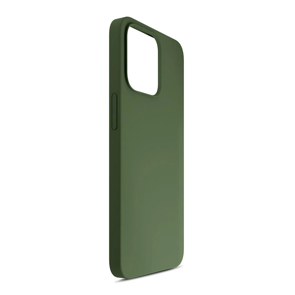 Dėklas Apple iPhone 13 Pro Max – 3mk Hardy Silicone MagCase Alpine Žalias