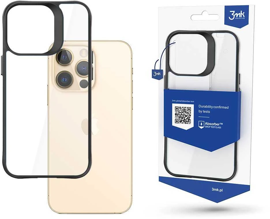 3mk Satin Armor Case+ Apple iPhone 13 Pro Max Series - dėklas telefonui juodos spalvos