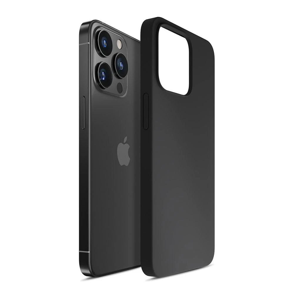 Apple iPhone 13 Pro Max Series 3mk silikoninis - dėklas telefonui juodos spalvos
