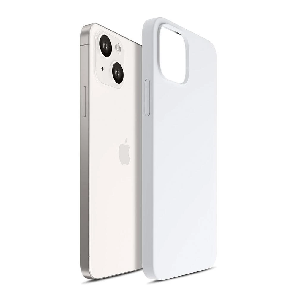 Dėklas 3Mk Protection 3 mk Hardy silikoninis „MagCase“, skirtas „iPhone 14 Plus“ – baltas