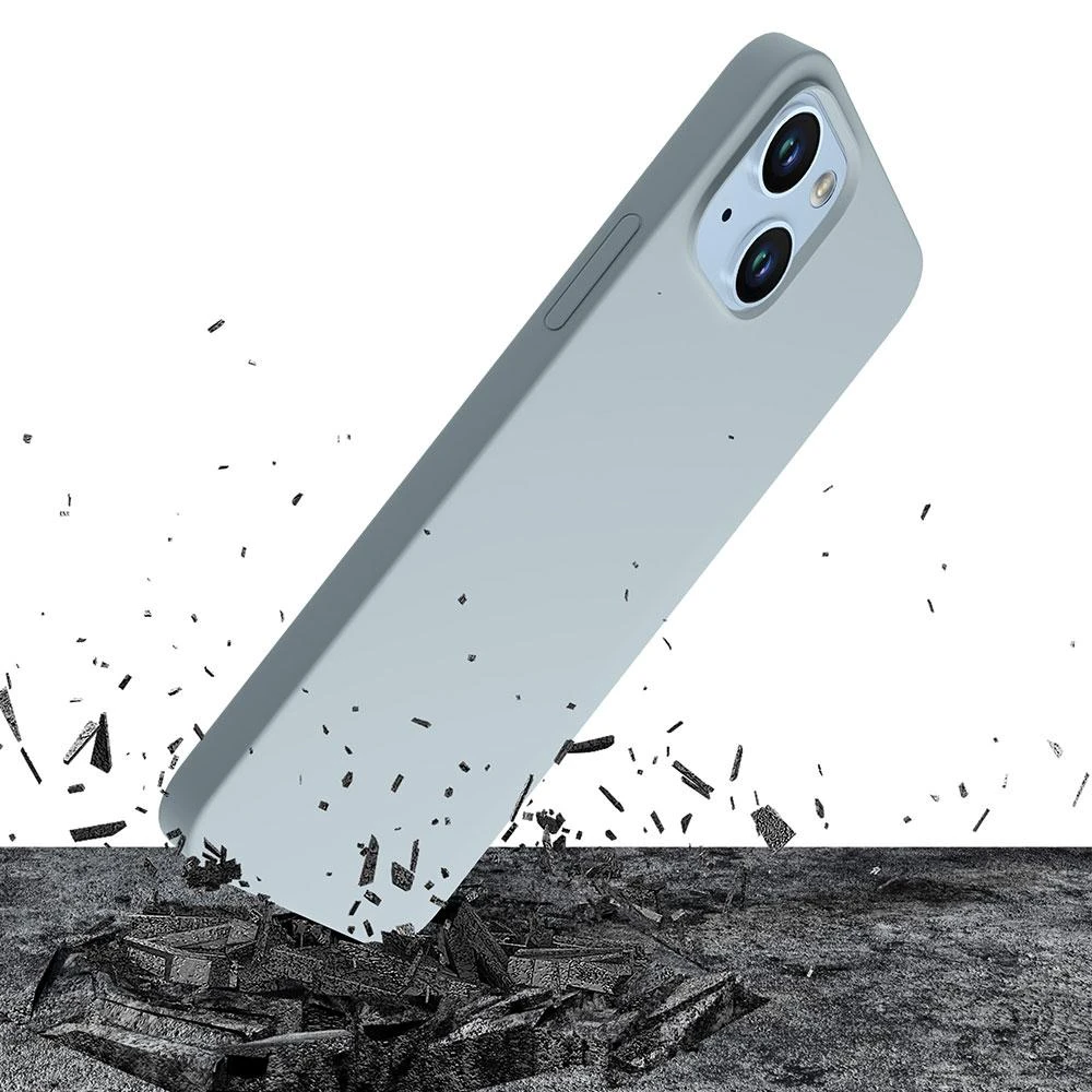 Dėklas 3Mk Protection 3mk Hardy silikoninis „MagCase“, skirtas „iPhone 14 Plus“ – mėlynas