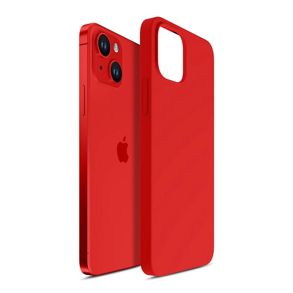 Dėklas 3Mk Protection 3 mk Hardy silikoninis „MagCase“, skirtas „iPhone 14 Plus“ – raudonas