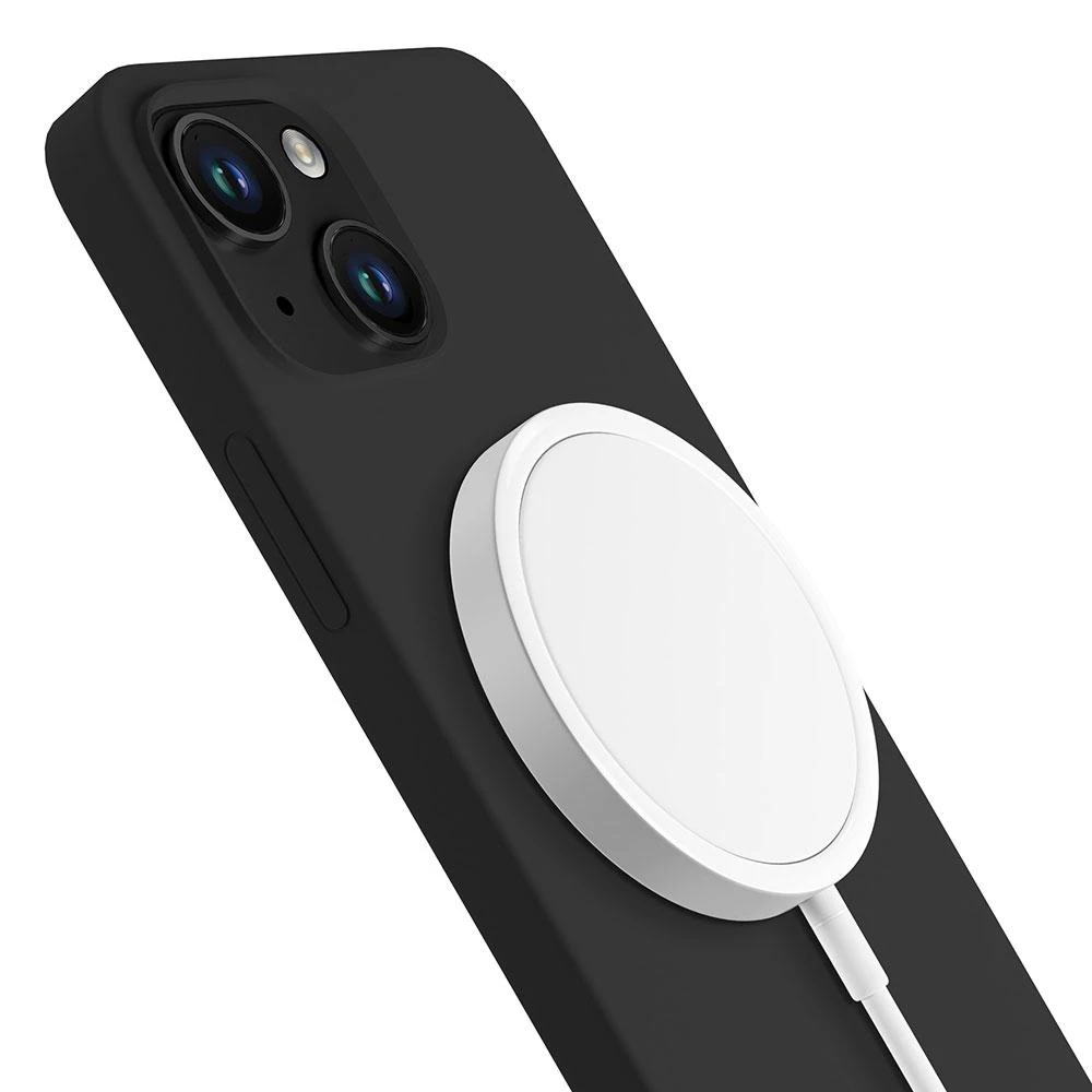 Dėklas 3Mk Protection 3mk Hardy silikoninis „MagCase“, skirtas „iPhone 14 Plus“ – pilkas