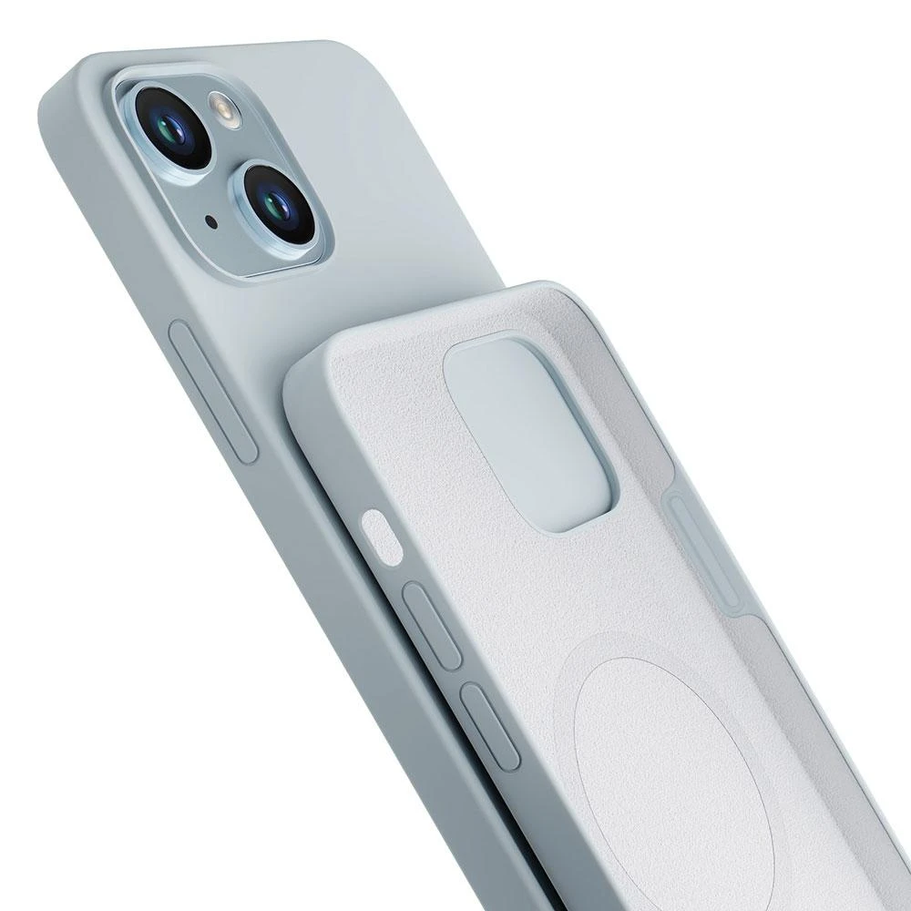 Dėklas 3Mk Protection 3mk Hardy silikoninis „MagCase“, skirtas „iPhone 14 Plus“ – mėlynas