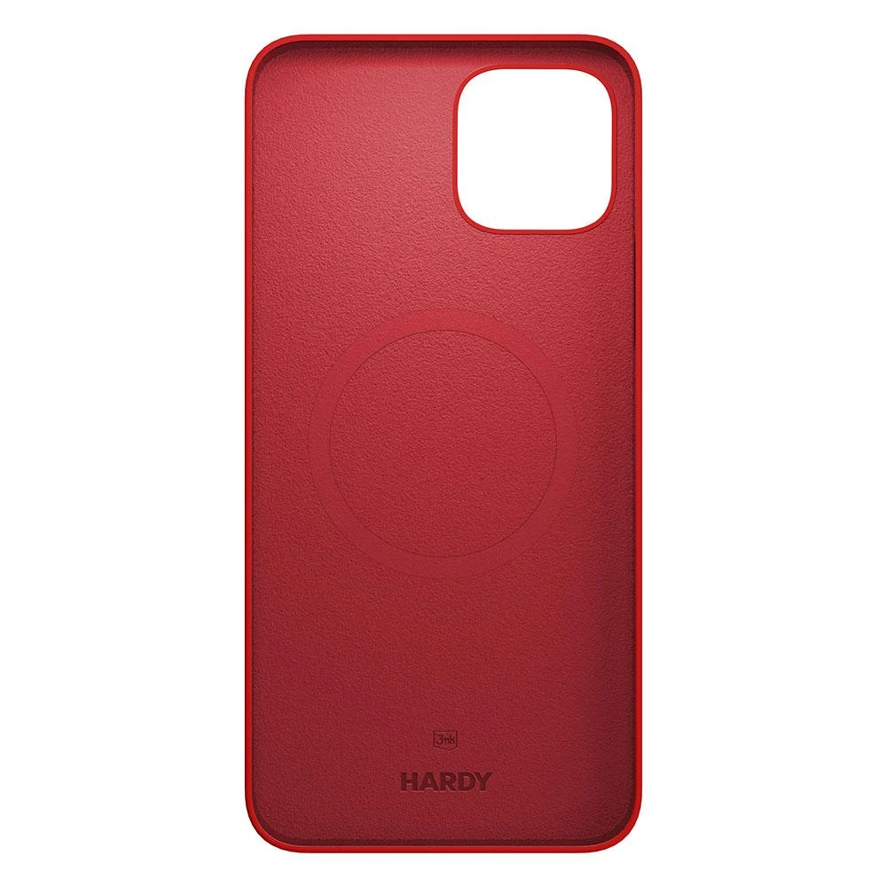 Dėklas 3Mk Protection 3 mk Hardy silikoninis „MagCase“, skirtas „iPhone 14 Plus“ – raudonas