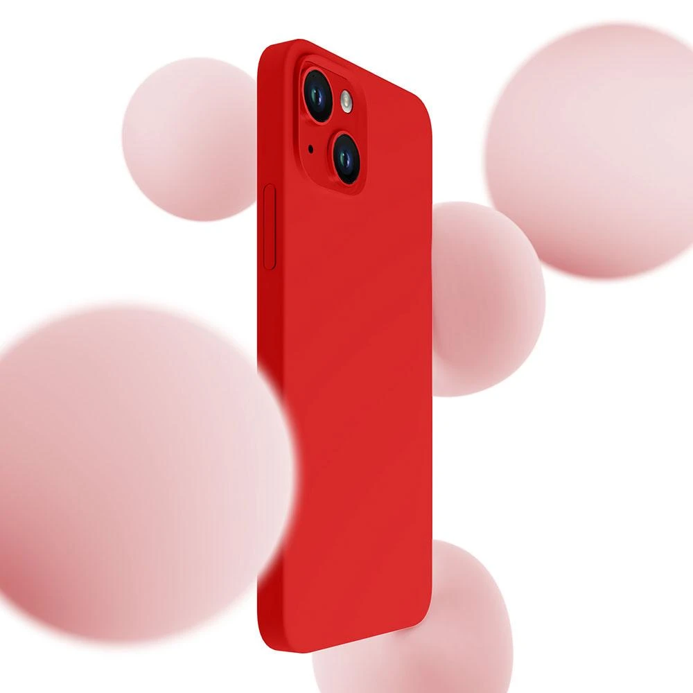 Dėklas 3Mk Protection 3 mk Hardy silikoninis „MagCase“, skirtas „iPhone 14 Plus“ – raudonas