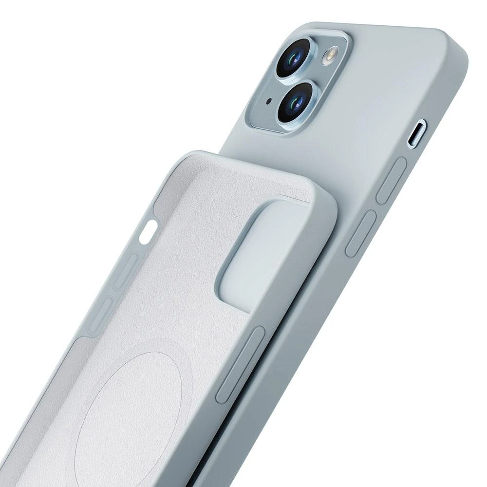 Dėklas 3Mk Protection 3mk Hardy silikoninis „MagCase“, skirtas „iPhone 14 Plus“ – mėlynas