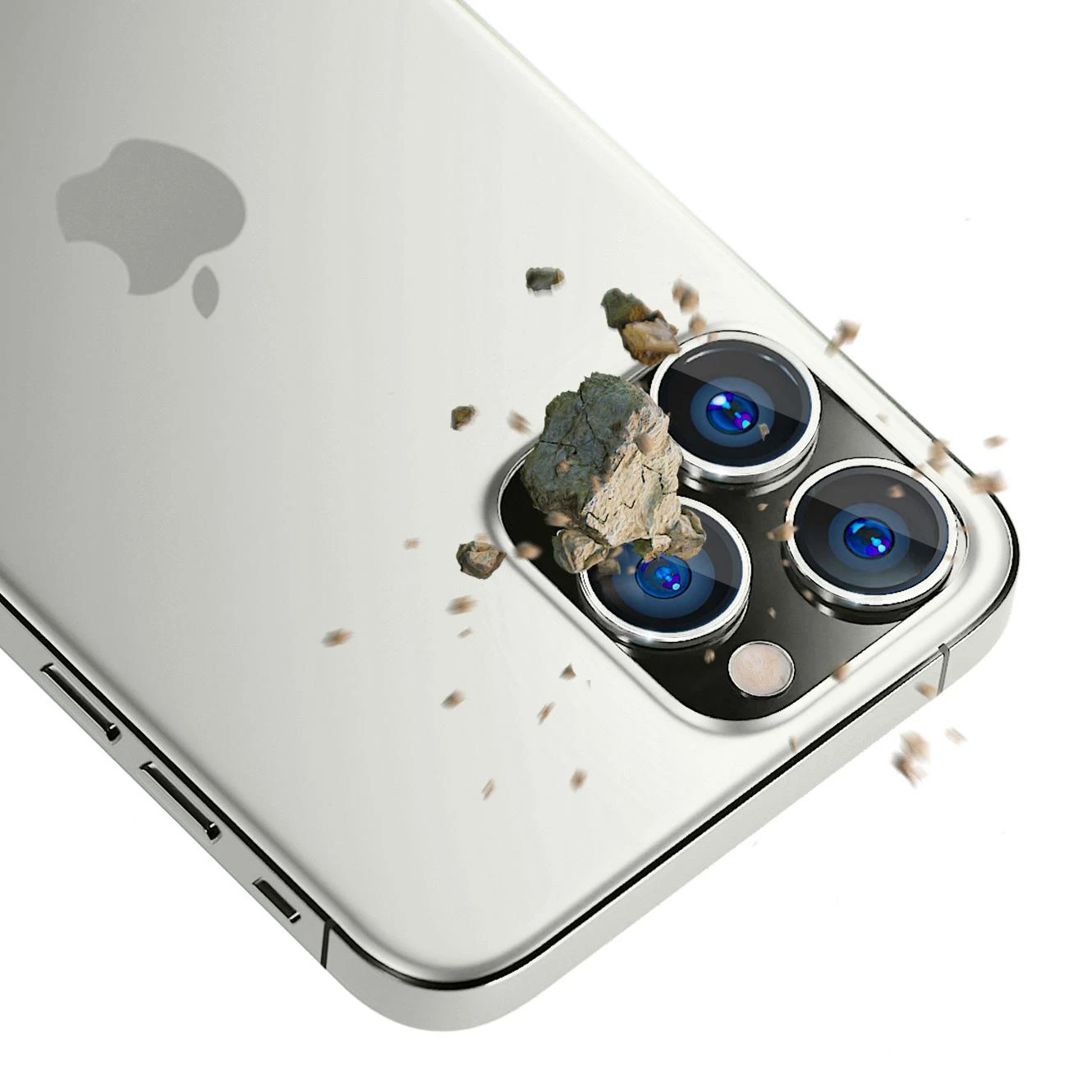 Apsauginis stikliukas kamerai 3mk Lens Pro Apple iPhone 14 Pro/14 Pro Max sidabrinis