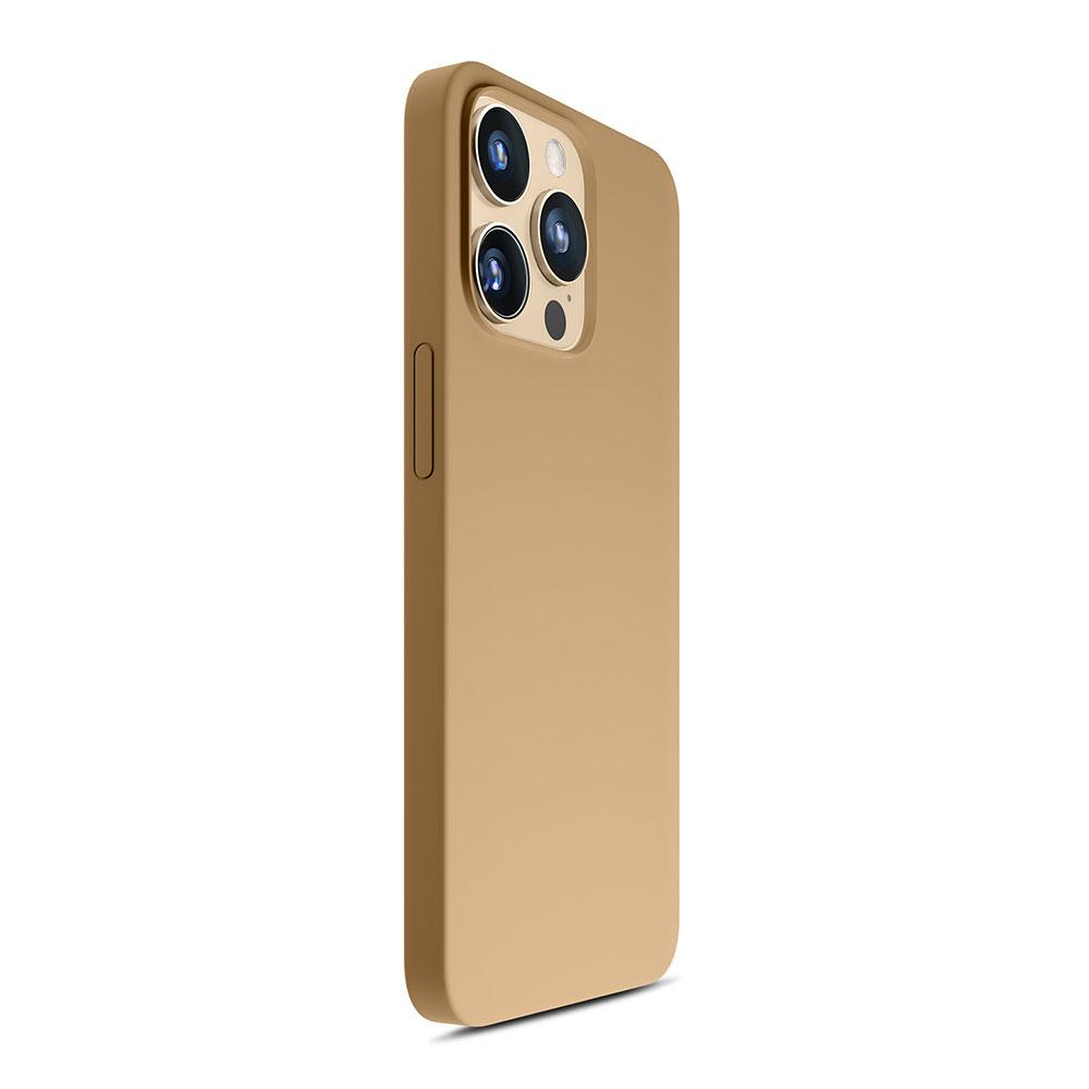 Dėklas Apple iPhone 14 Pro – 3mk Hardy Silicone MagCase Gold