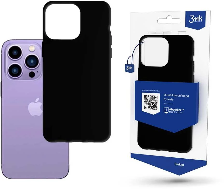 Dėklas 3mk Matt Case Apple iPhone 14 Pro juodas
