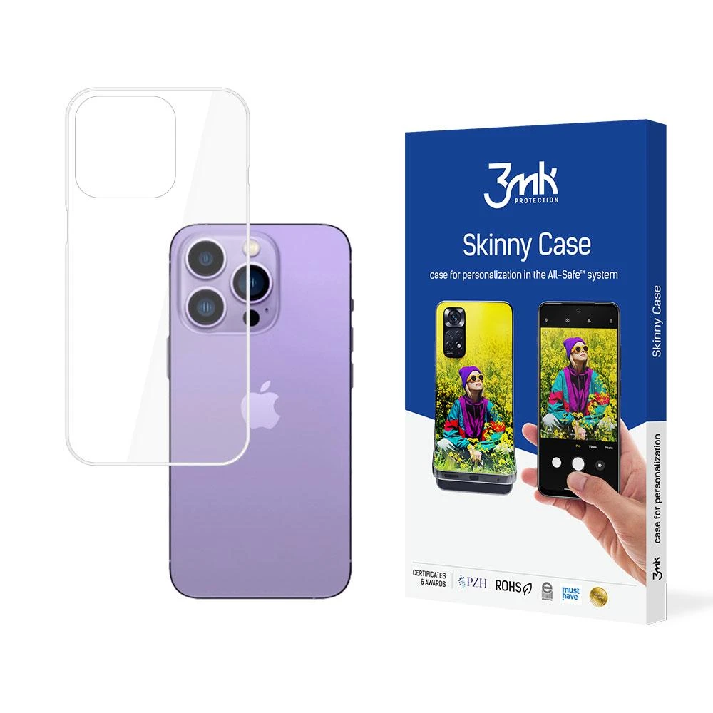 3MK All-Safe Skinny dėklas Apple iPhone 14 Pro 6,1" Clear