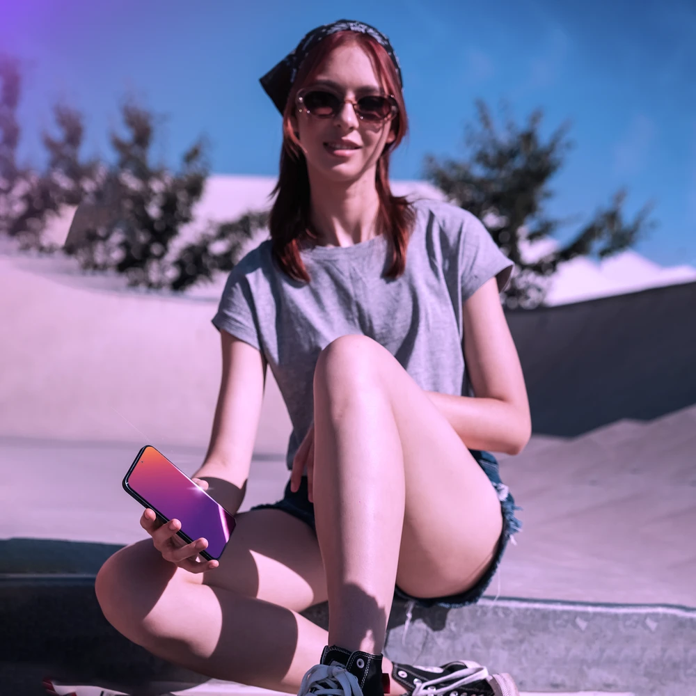 3mk Rainbow Privacy grūdintas stiklas Apple iPhone 14 Pro Max