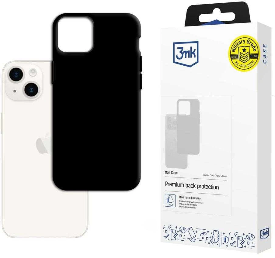 Dėklas 3mk Matt Case Apple iPhone 15 juodas