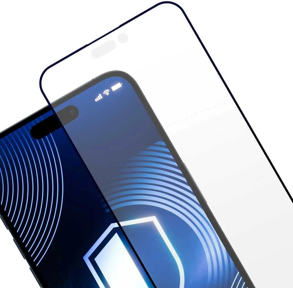 3MK kieto stiklo matinis „Max“ dėklas „Apple iPhone 15 Plus“ (6,7 colio)