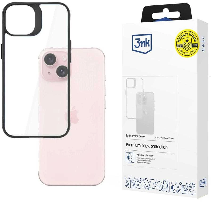 Dėklas 3mk Satin Armor Case+ Apple iPhone 15 Plus