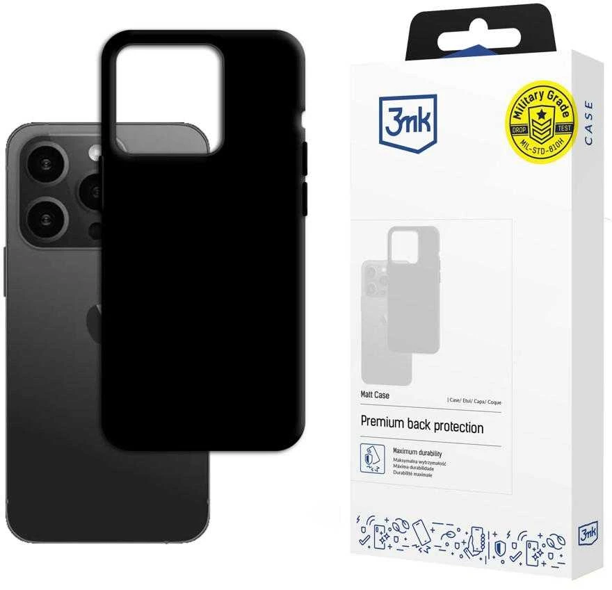 Dėklas 3mk Matt Case Apple iPhone 15 Pro Max juodas