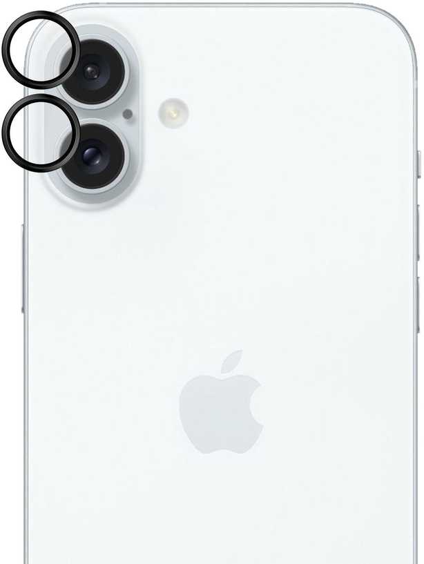 3mk Hardy Lens Protection Pro Kameros apsauga with Juodas Frame Apple iPhone 16 / 16 Plus