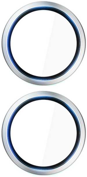 3mk Hardy Lens Protection Pro Kameros apsauga with Sidabrinis Frame Apple iPhone 16 / 16 Plus