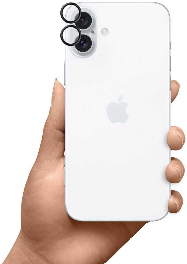 3mk Hardy Lens Protection Pro Kameros apsauga with Juodas Frame Apple iPhone 16 / 16 Plus