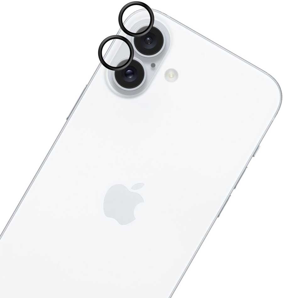 3mk Hardy Lens Protection Pro Kameros apsauga with Juodas Frame Apple iPhone 16 / 16 Plus