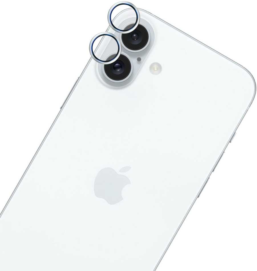 3mk Hardy Lens Protection Pro Kameros apsauga with Sidabrinis Frame Apple iPhone 16 / 16 Plus