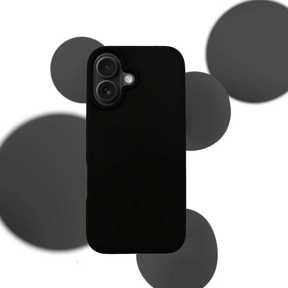 3mk silikoninis Apple iPhone 16 - dėklas telefonui juodos spalvos