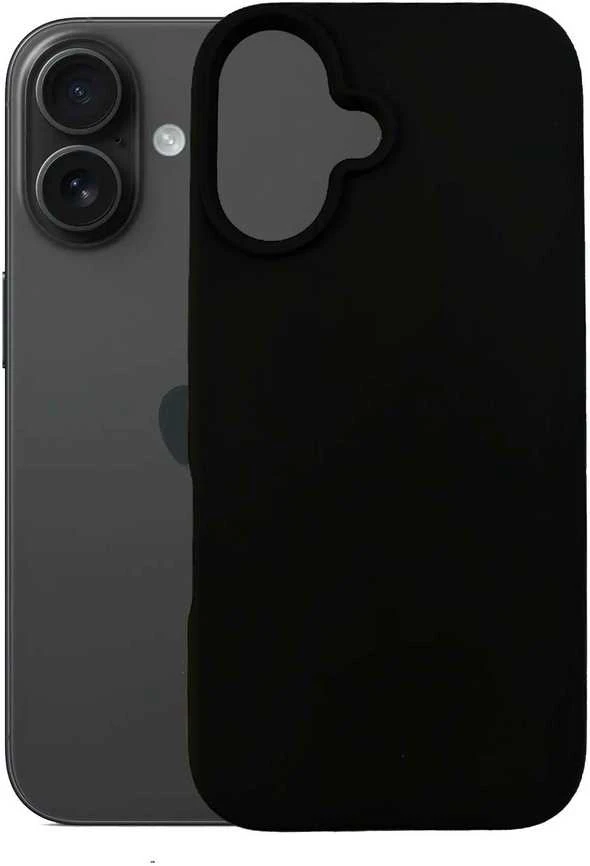 3mk silikoninis Apple iPhone 16 - dėklas telefonui juodos spalvos