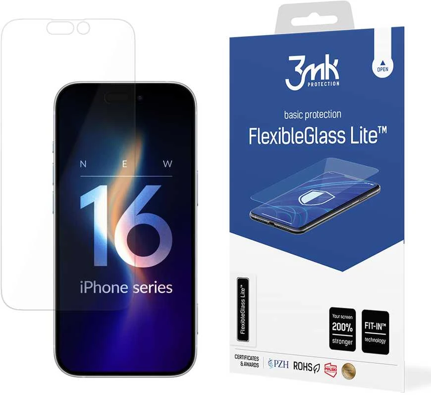 3MK FlexibleGlass Lite Apple iPhone 16 Plus 6.7" hibridinis stiklas Lite
