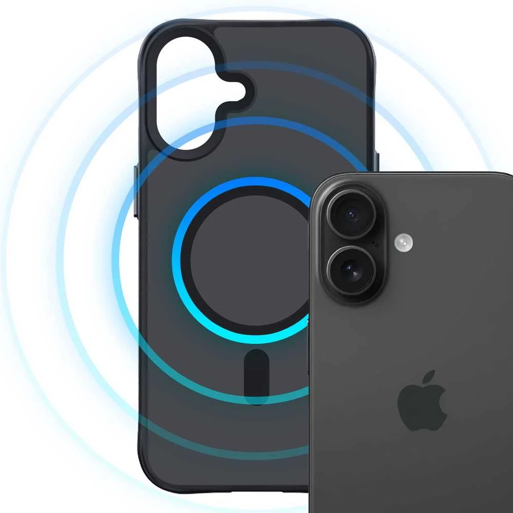 3mk Smoke MagCase with MagSafe Apple iPhone 16 Plus - semi-dėklas telefonui skaidrus