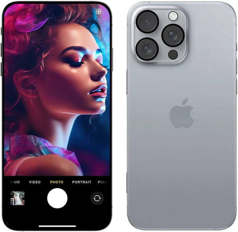 Apsauginis stikliukas kamerai 3mk Lens Pro Apple iPhone 16 Pro/16 Pro Max juodas