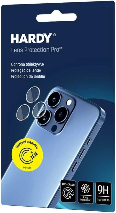 3mk Hardy Lens Protection Pro Kameros apsauga with Sidabrinis Frame Apple iPhone 16 Pro / 16 Pro Max