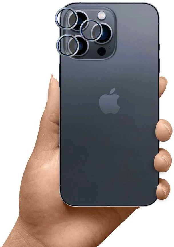 3mk Hardy Lens Protection Pro Kameros apsauga with Sidabrinis Frame Apple iPhone 16 Pro / 16 Pro Max