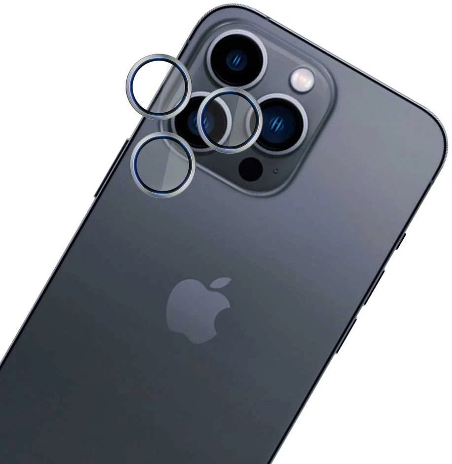 3mk Hardy Lens Protection Pro Kameros apsauga with Sidabrinis Frame Apple iPhone 16 Pro / 16 Pro Max