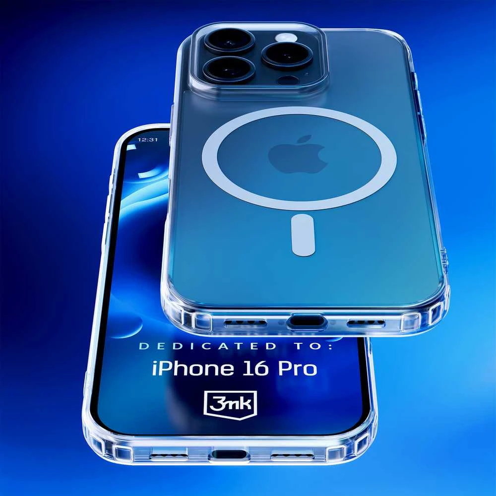 3mk MagCase with MagSafe Apple iPhone 16 Pro - dėklas telefonui skaidrus