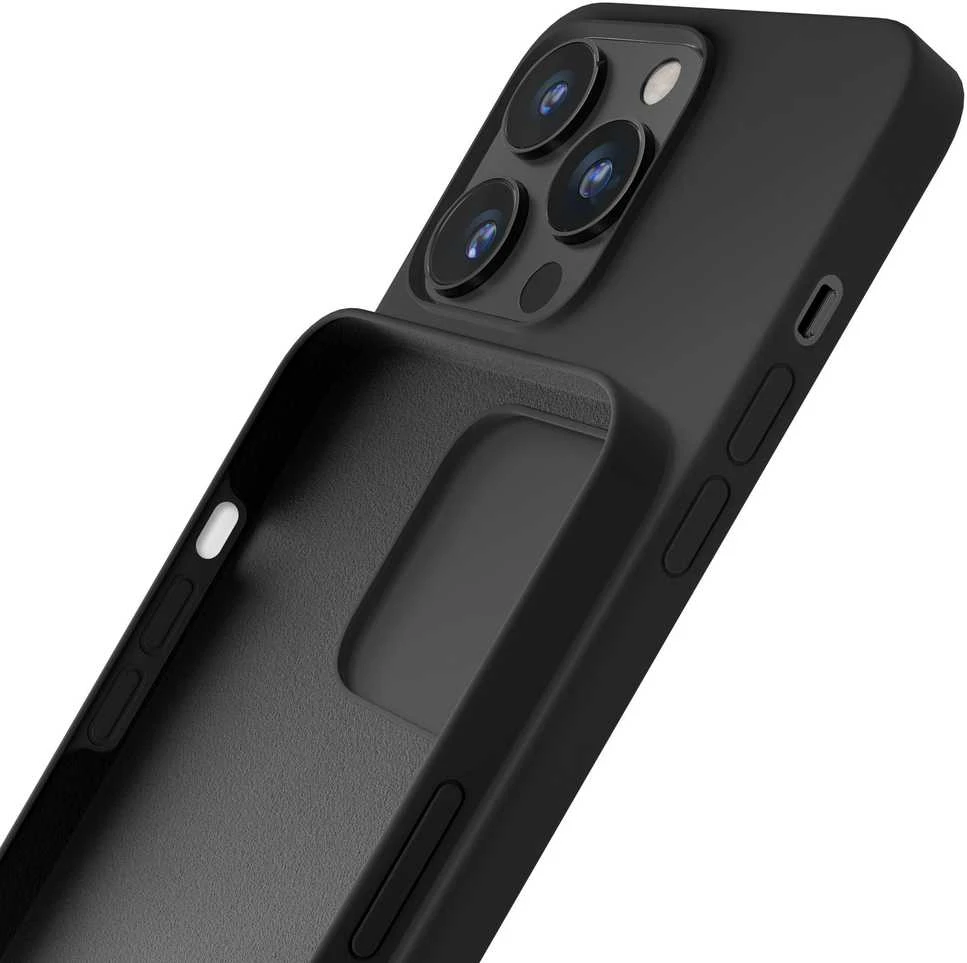 3MK Silicone Dėklas Apple iPhone 16 Pro 6.3″ juodos spalvos