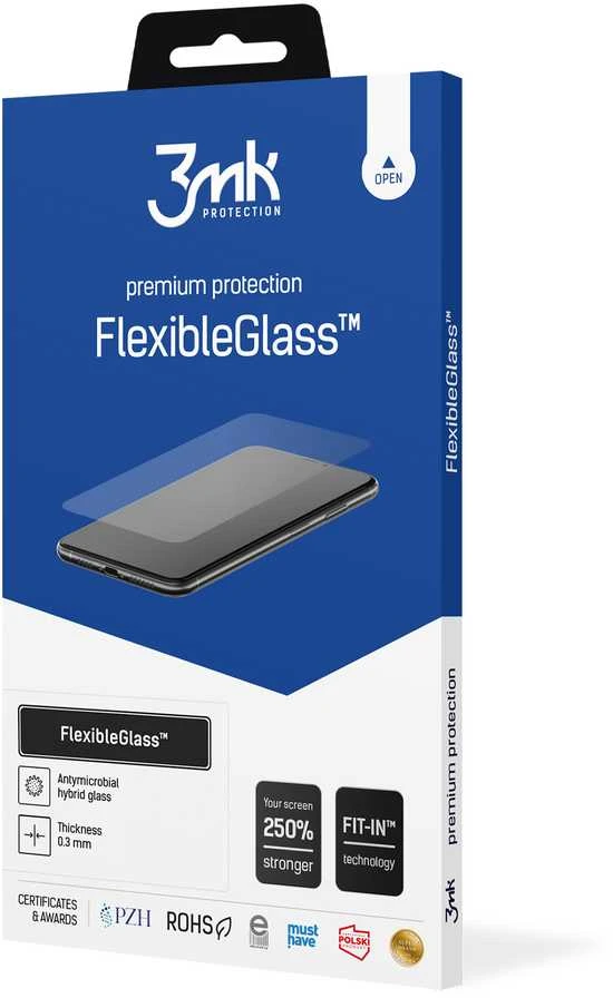 3MK „FlexibleGlass“ hibridinis stiklinis sijonas „Apple“ ir „iPhone 16 Pro Max“ telefonams