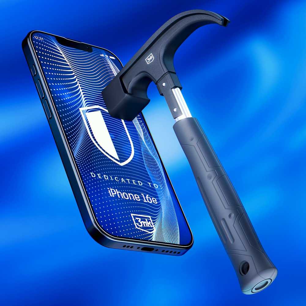 3MK FlexibleGlass Pro Hybrid stiklo apsauginis stikliukas Apple iPhone 16E telefonui