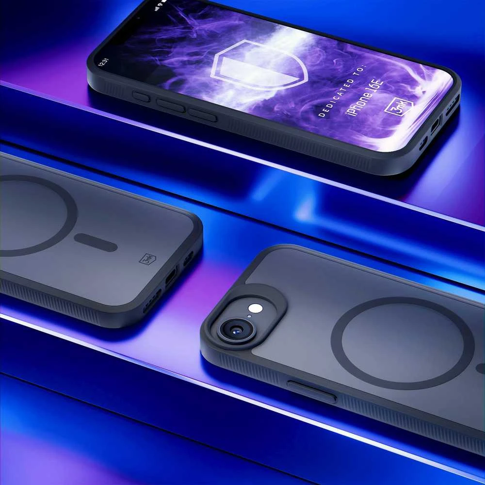 Dėklas Apple iPhone 16E – 3mk Smoke MagCase